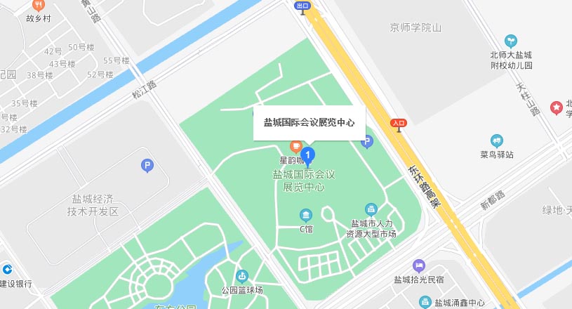 盐城家博会交通路线地图